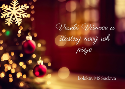 Šťastné a veselé …